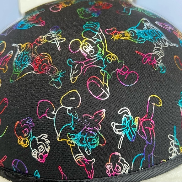 Disney Parks Flashing Light Up Mouse Ear Hat Glow with the Show Multicolor Adult - Picture 3 of 16